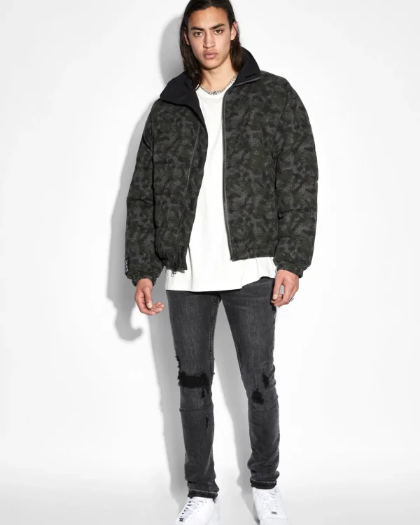 Ksubi Jackets-Amnesia Reversible Puffer Jacket Camo