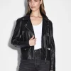 Ksubi Jackets-Amplify Leather Jacket Black