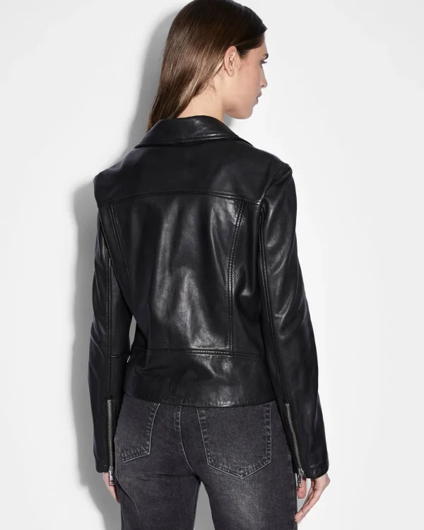 Ksubi Jackets-Amplify Leather Jacket Black