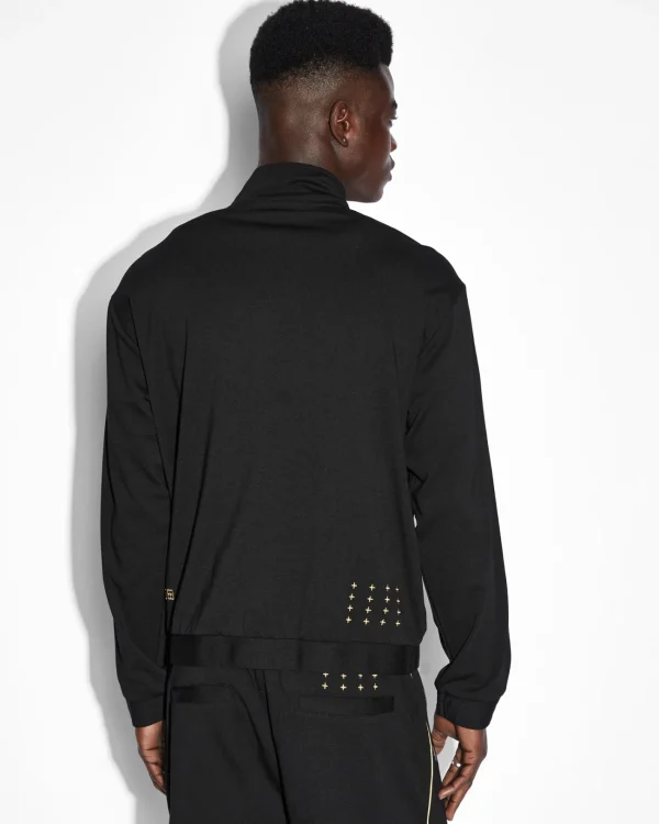 Ksubi Jackets-Antidote Trak Jacket Black/Yellow