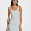 Ksubi Dresses-Arise Tank Dress Grey Marle