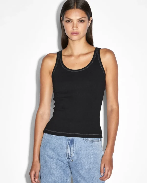 Ksubi Tops-Arise Tank Top Black