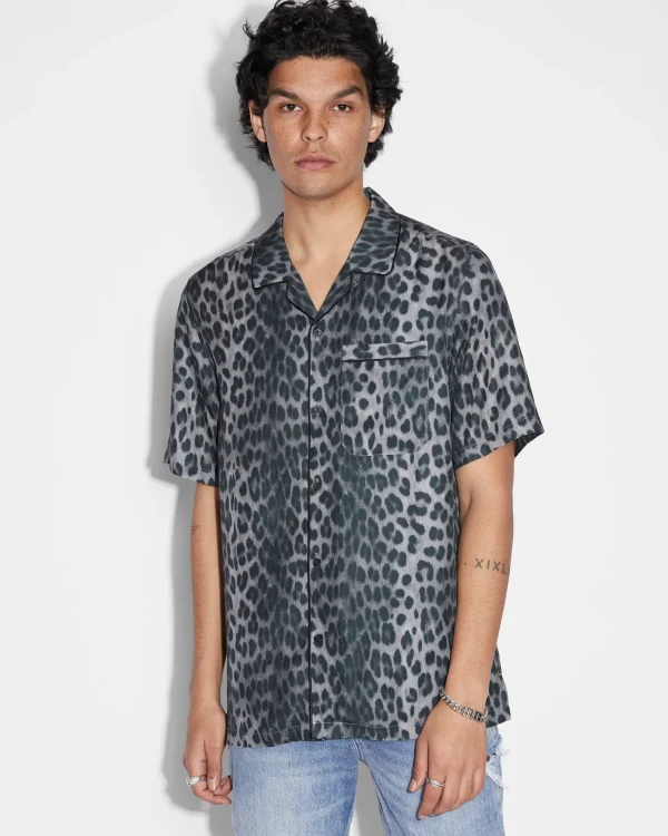 Ksubi Shirts-Big Kat Resort Ss Shirt Black