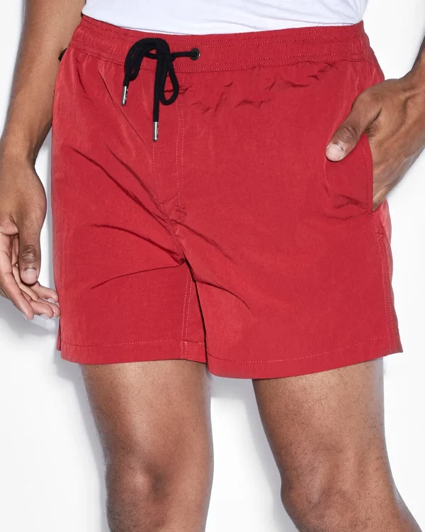 Ksubi Shorts-Burner Boardshort Chili