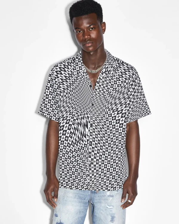 Ksubi Shirts-Check Out Resort Ss Shirt Black