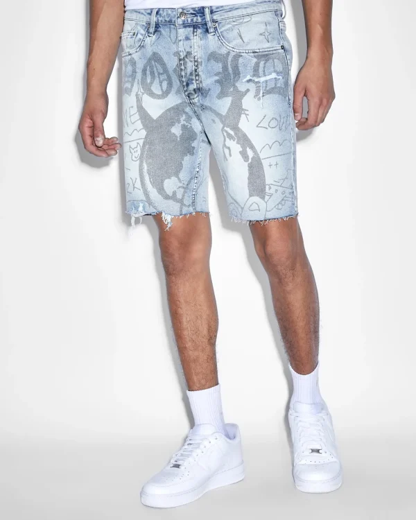 Ksubi Shorts-Chopper Short Devil Smash