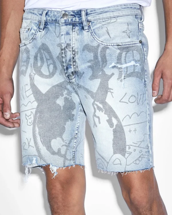 Ksubi Shorts-Chopper Short Devil Smash