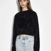 Ksubi Knits-Cropped Sweater Black