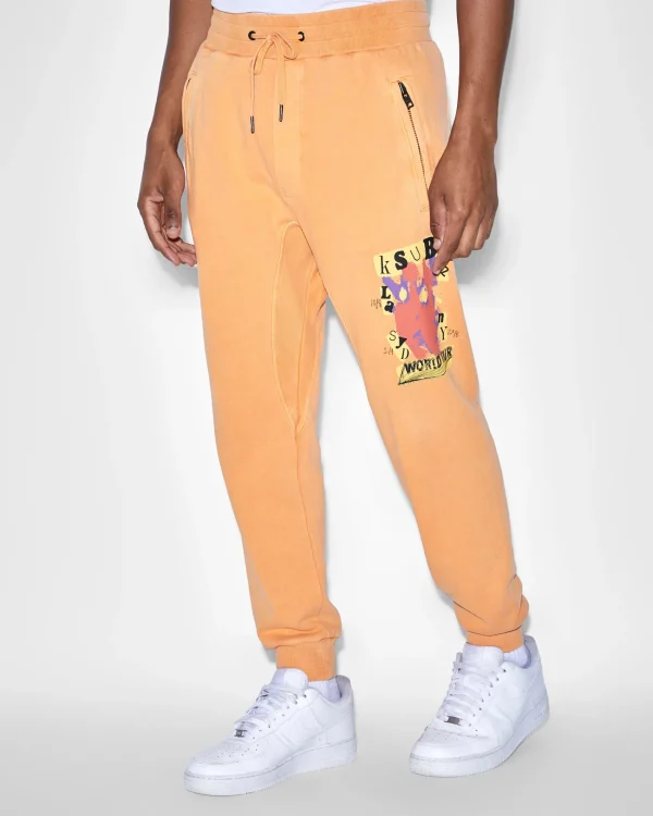 Ksubi Pants-Devil Restore Trak Ember