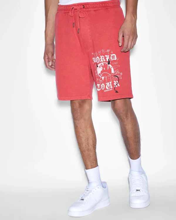 Ksubi Shorts-Devil Trak Short Chili