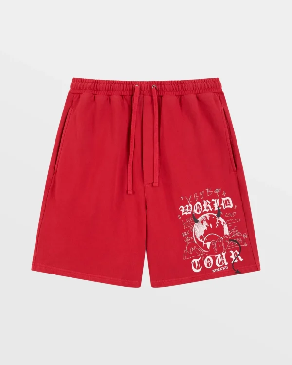 Ksubi Shorts-Devil Trak Short Chili