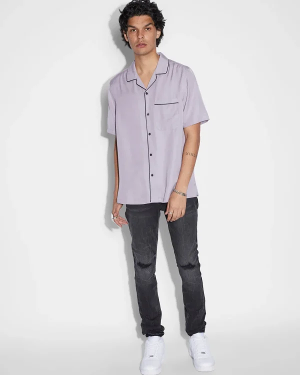 Ksubi Shirts-Downtown Resort Ss Shirt Silt