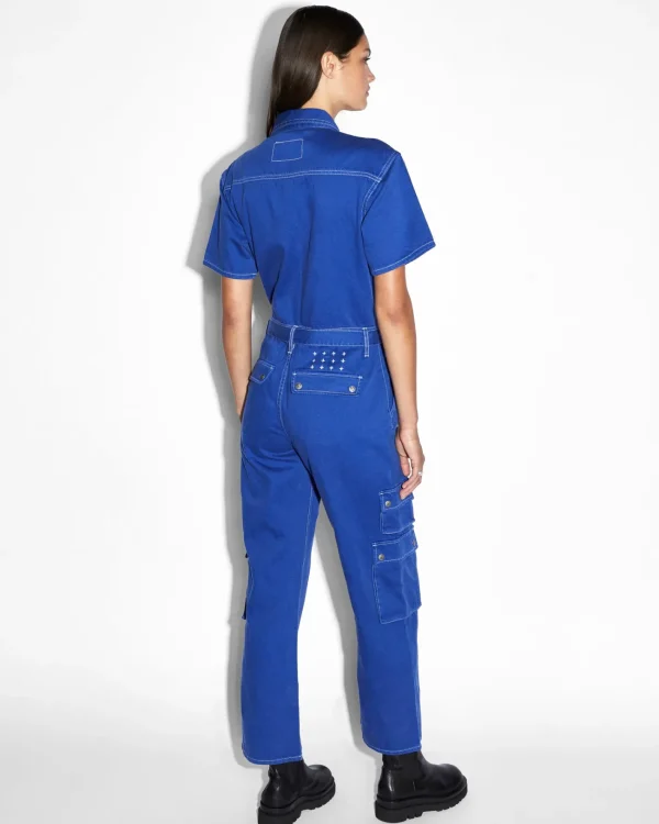 Ksubi Jumpsuits-Drill Boilersuit Cobalt