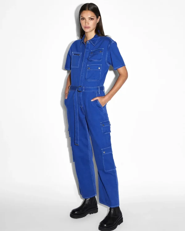 Ksubi Jumpsuits-Drill Boilersuit Cobalt