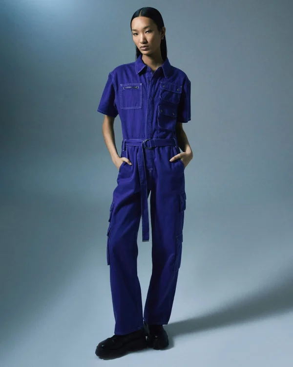 Ksubi Jumpsuits-Drill Boilersuit Cobalt