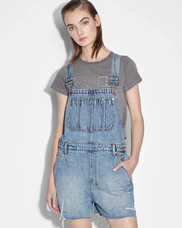 Ksubi Jumpsuits-Easy Cutoff Overall Lifetime Dragged