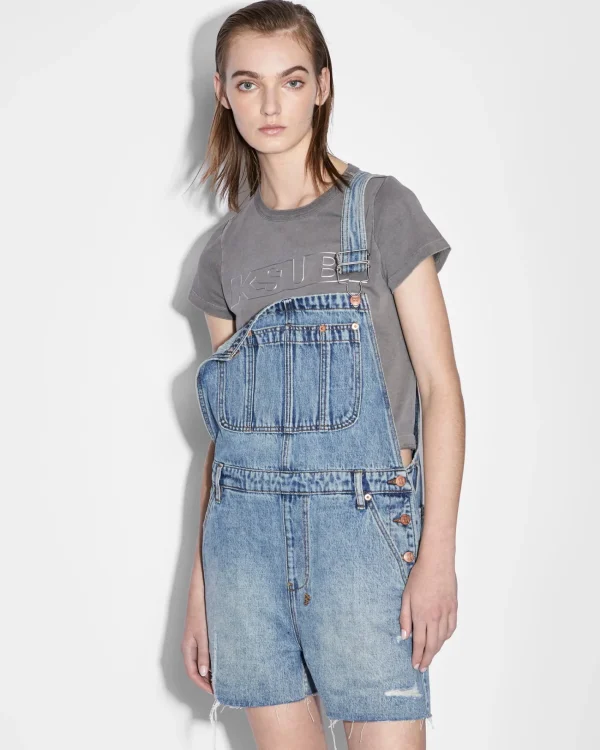 Ksubi Jumpsuits-Easy Cutoff Overall Lifetime Dragged