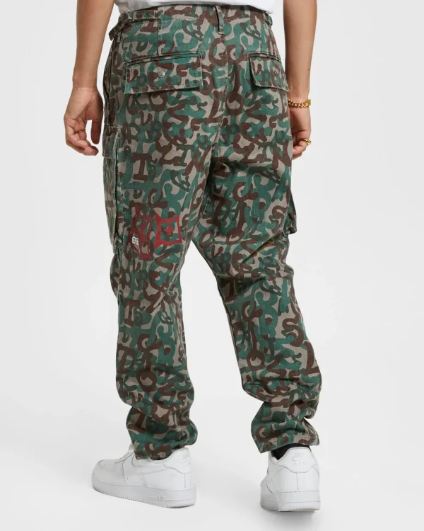 Ksubi Pants-Frequency Cargo Pant Camo