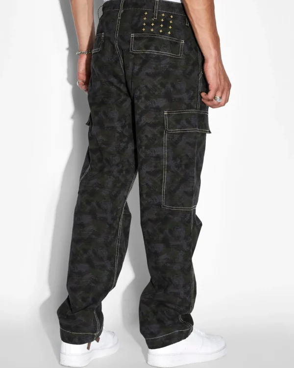 Ksubi Pants-Fugitive Cargo Pant Camo