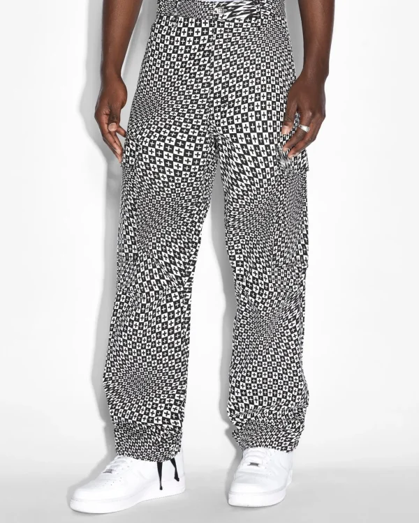 Ksubi Pants-Fugitive Cargo Pant Check Out Black