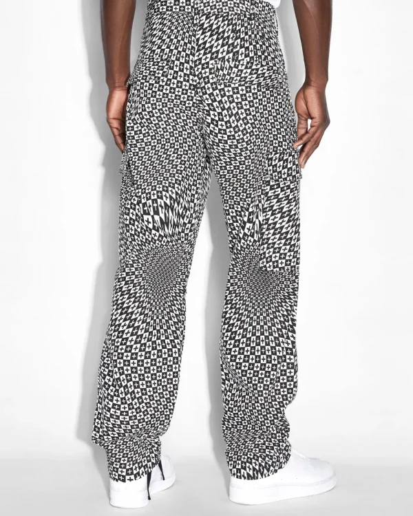 Ksubi Pants-Fugitive Cargo Pant Check Out Black