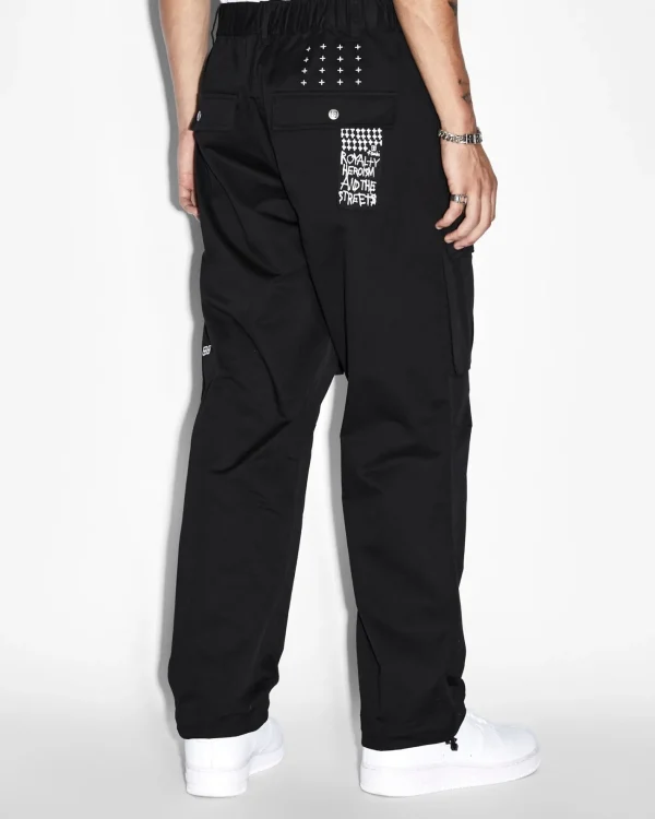 Ksubi Pants-Fugitive Cargo Pant Tru Black