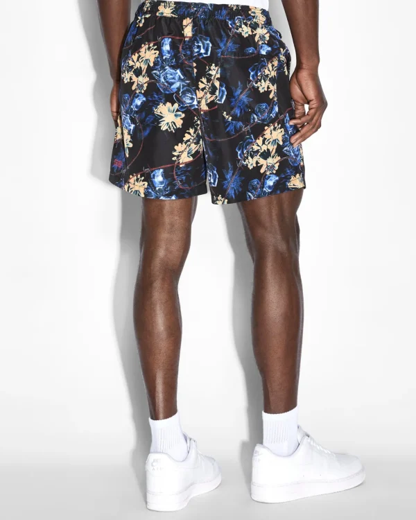 Ksubi Shorts-Hyperflower Boardshort Black