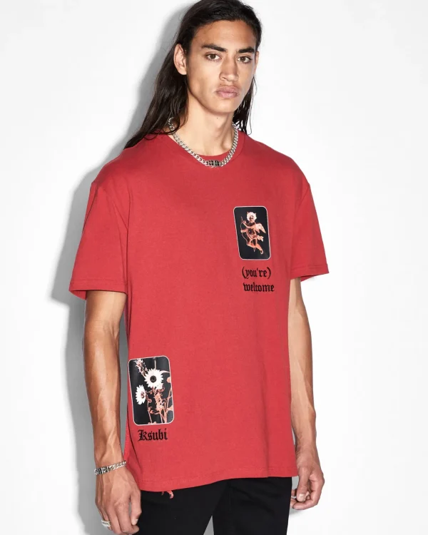 Ksubi T-Shirts-Icons Biggie Ss Tee Crimson