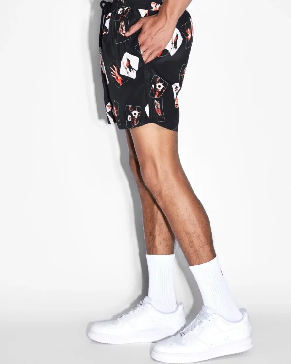 Ksubi Shorts-Icons Boardshort Black