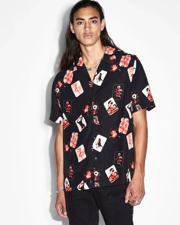 Ksubi Shirts-Icons Resort Ss Shirt Black