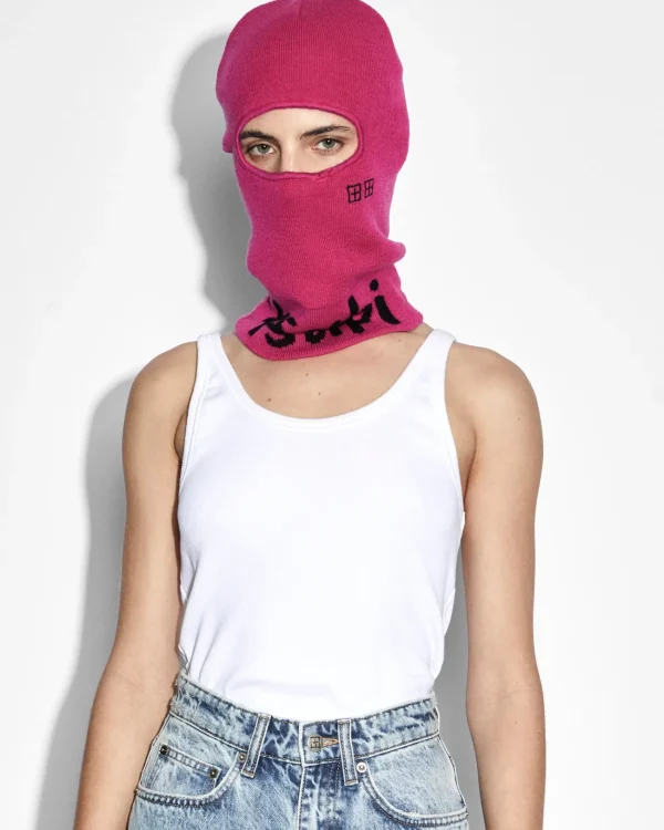 Ksubi Headwear-Inkognito Balaclava Hype Pink