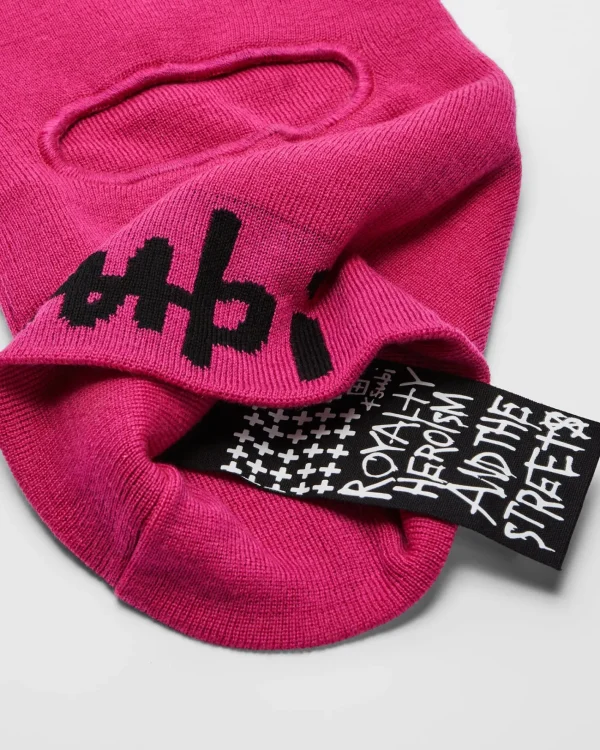 Ksubi Headwear-Inkognito Balaclava Hype Pink