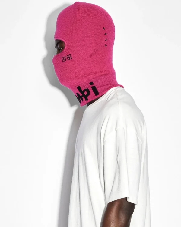 Ksubi Headwear-Inkognito Balaclava Hype Pink