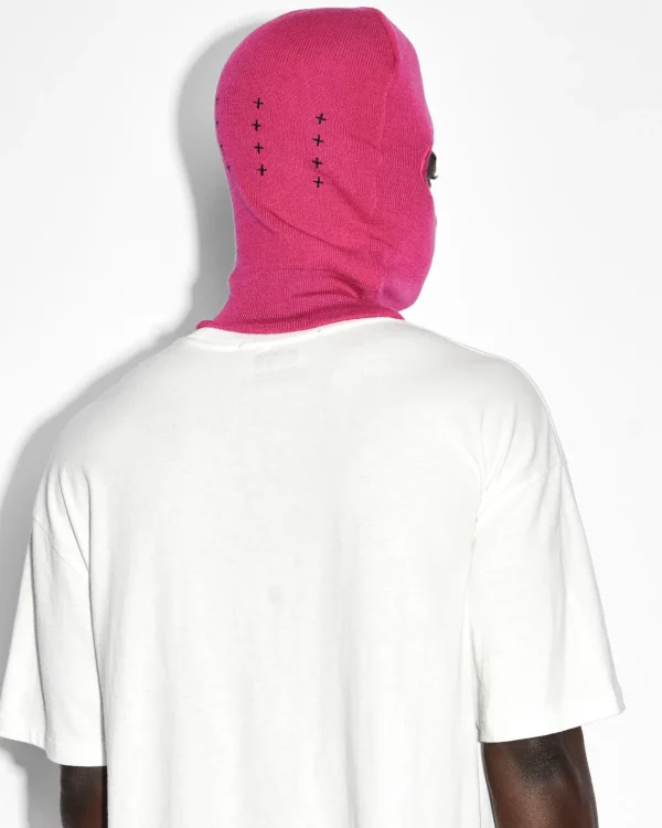 Ksubi Headwear-Inkognito Balaclava Hype Pink