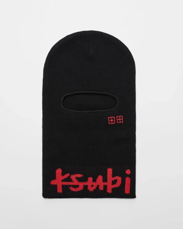 Ksubi Headwear-Inkognito Balaclava Laid Black