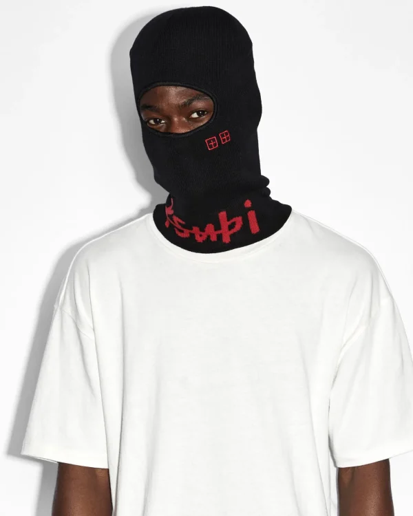 Ksubi Headwear-Inkognito Balaclava Laid Black