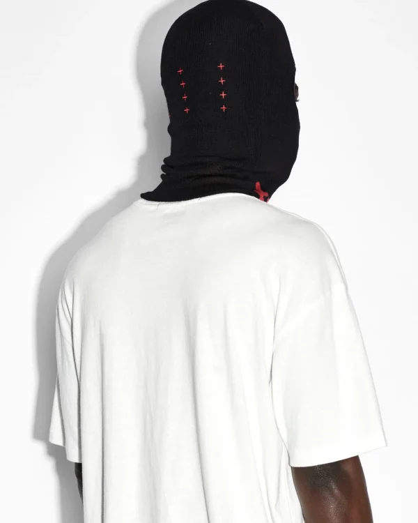 Ksubi Headwear-Inkognito Balaclava Laid Black