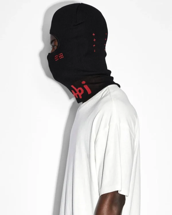 Ksubi Headwear-Inkognito Balaclava Laid Black