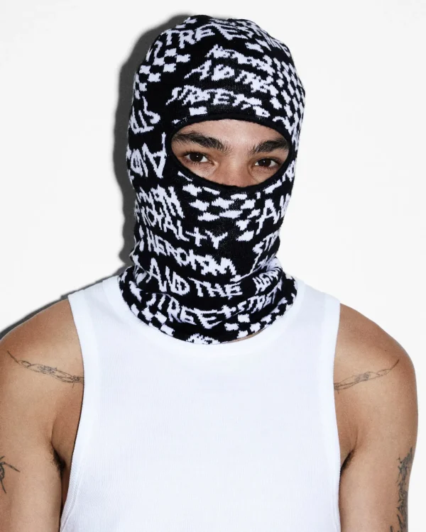 Ksubi Headwear-Inkognito Balaclava Royalty