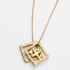 Ksubi Jewellery-18K Aged Box Cross Necklace