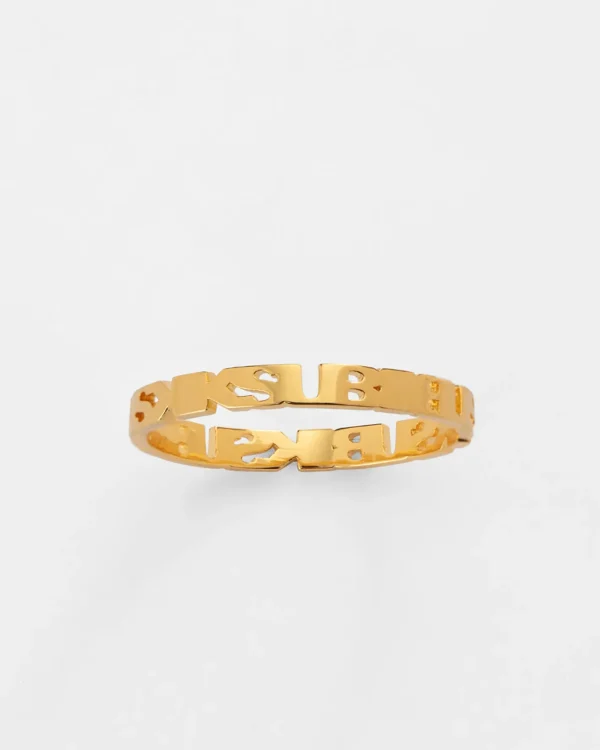 Ksubi Jewellery-18K Dripps Sott Band Set