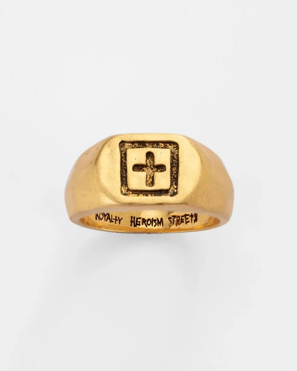 Ksubi Jewellery-18K Ox Dripps 1999 Signet Ring