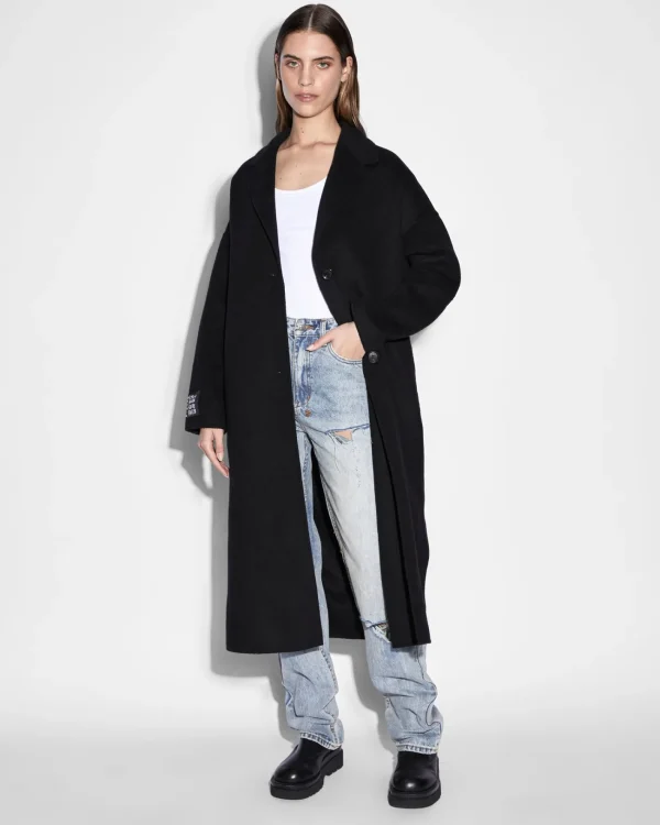 Ksubi Jackets-Kamille Coat Black