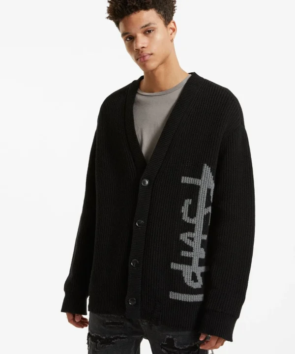 Ksubi Knits-Knetic Cardigan Black