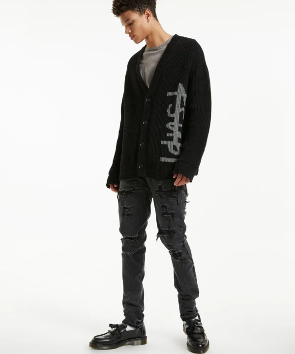 Ksubi Knits-Knetic Cardigan Black