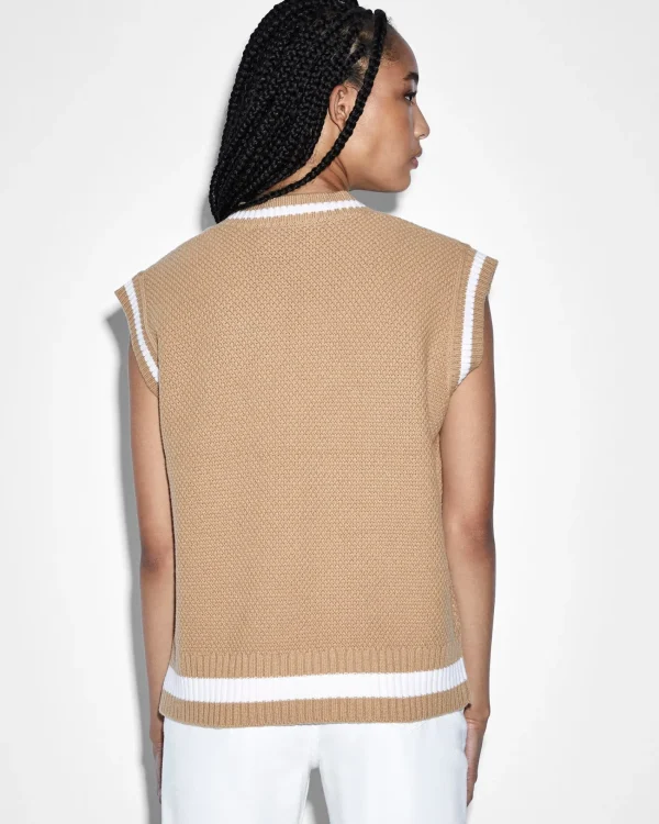 Ksubi Knits-Kommunity Vest Tan