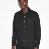 Ksubi Shirts-Krystal Paradox Ls Shirt Black