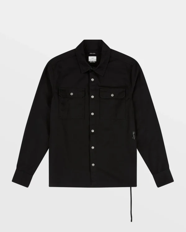 Ksubi Shirts-Krystal Paradox Ls Shirt Black