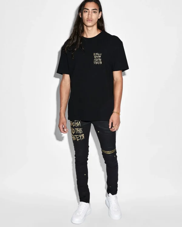 Ksubi Tops- 23 Biggie Ss Tee Jet Black