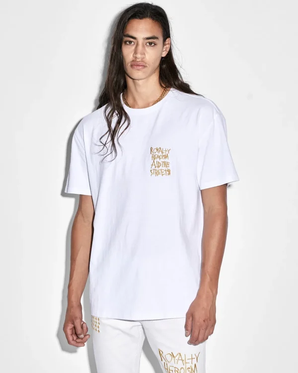 Ksubi Tops- 23 Biggie Ss Tee Tru White